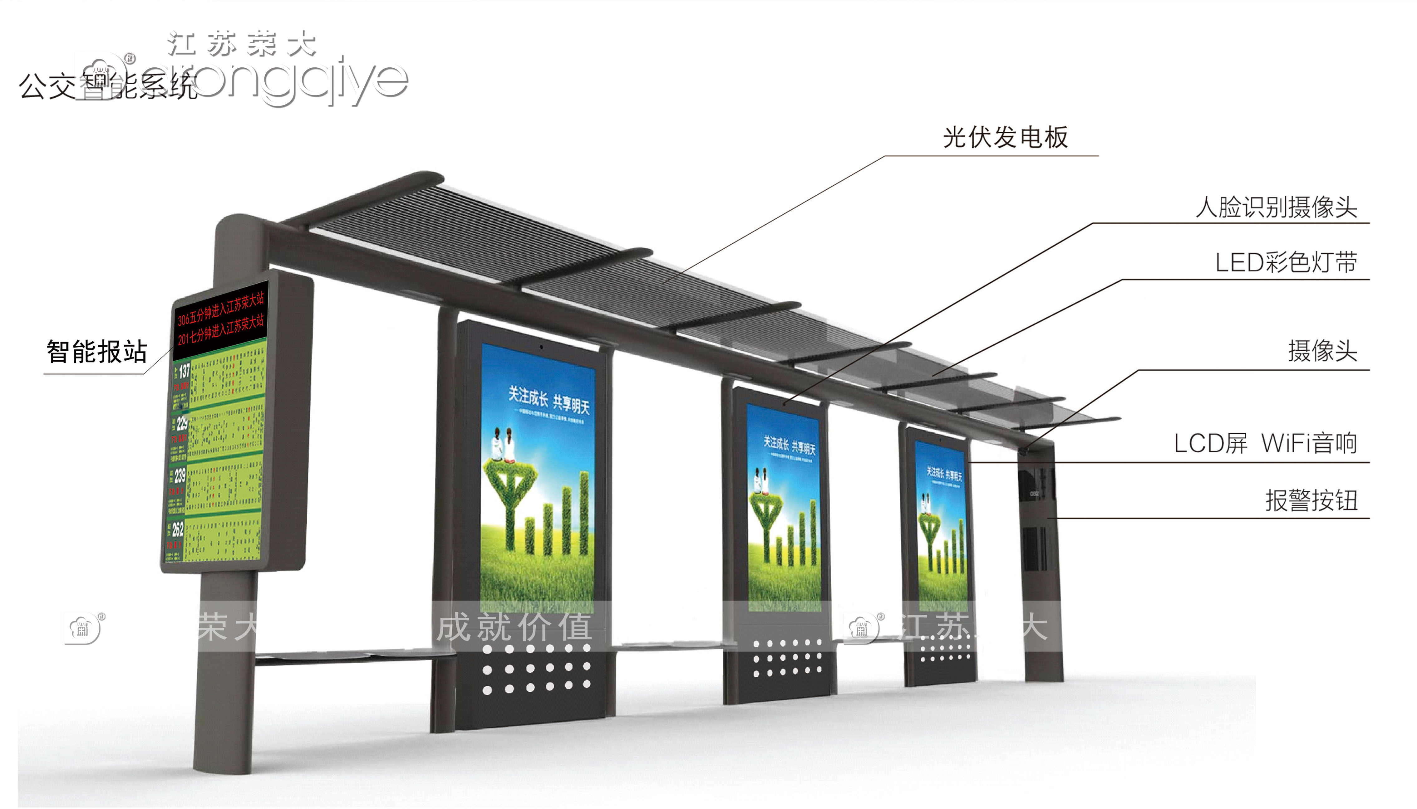 太陽(yáng)能候車(chē)亭